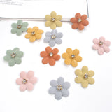 50pcs Rhinestone Flower Applique DIY Sewing Clothing Patches