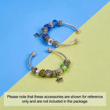 50pcs Large Hole Rhinestone European Beads for Bracelet Making DIY 11x10mm