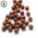 50pcs Round Natural & Synthetic Stone Beads, DIY Jewelry Making Beads 9~11mm