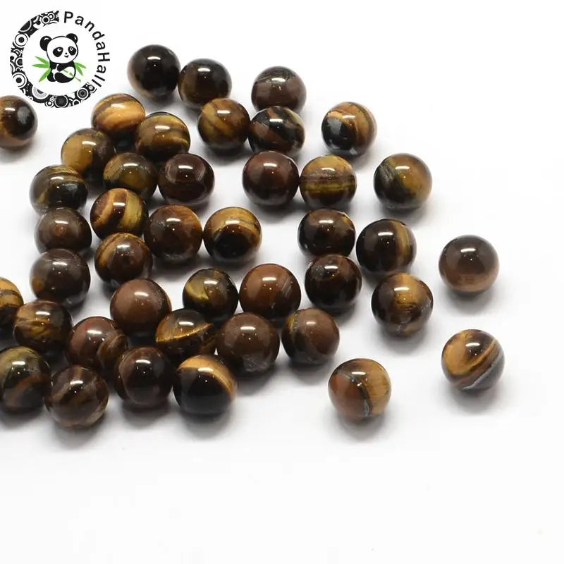 50pcs Round Natural & Synthetic Stone Beads, DIY Jewelry Making Beads 9~11mm
