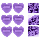50pcs Heart Shape Rubber Pin Backs for Tie Tack Lapel Pin Holder Badges