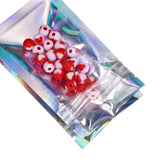 50pcs Self-Sealing Plastic Bags with Clear Window for Jewelry Packaging
