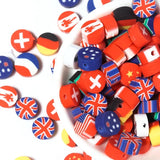 50pcs Christmas Ceramic Beads Fruit Animal Lollipop DIY Jewelry Making