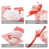 50pcs Plastic Baking Bags Drawstring Wedding Party Favor Pouches