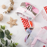 50pcs Plastic Baking Bags Drawstring Wedding Party Favor Pouches