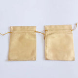 50 Silver Foil Organza Bag Drawstring Pouch Wedding/Party Packaging