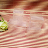 50pcs Square Transparent Box Gift Jewelry Box Plastic Storage Box for Gift