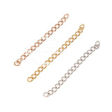 50pcs Stainless Steel Necklace Extender Chains for DIY Jewelry Making