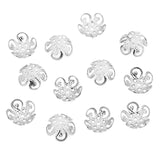 50pcs Stainless Steel Beads Caps Earring Making 8mm 10mm Golden Spacer End