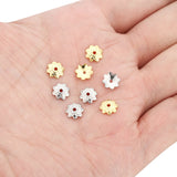 50pcs Stainless Steel Beads End Caps for Jewelry Making