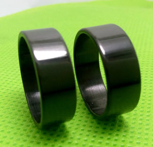 50pcs Men's 8mm Stainless Steel Wedding Band Rings Jewelry