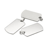 50pcs Stainless Steel Stamping Tag Pendants for Jewelry Making