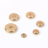 50pcs Stainless Steel Spacer Beads DIY Bracelet Wheel Bead Jewelry Making