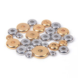 50pcs Stainless Steel Spacer Beads DIY Bracelet Wheel Bead Jewelry Making