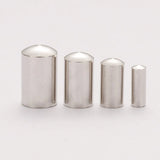50pcs Stainless Steel Cord End Caps Crimp Clasps for DIY Bracelet Making