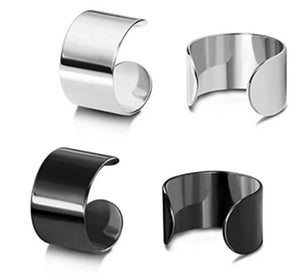 50pcs Stainless Steel Ear Cuff Wrap Clip On Earrings