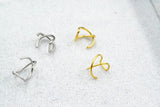 50pcs Stainless Steel Ear Cuff Earring Wrap Clip On Non Piercing Jewelry