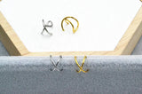 50pcs Stainless Steel Ear Cuff Earring Wrap Clip On Non Piercing Jewelry