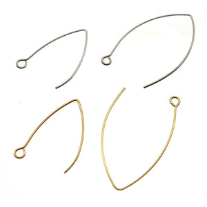 50pcs Stainless Steel French Earring Hooks for Jewelry Making