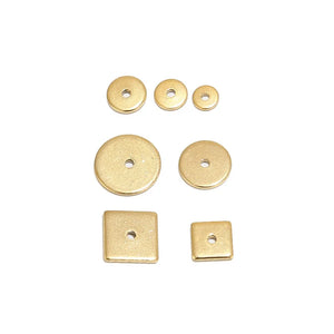 50 Stainless Steel Spacer Beads for Jewelry Making Charms DIY Craft Supplies