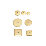 50 Stainless Steel Spacer Beads for Jewelry Making Charms DIY Craft Supplies