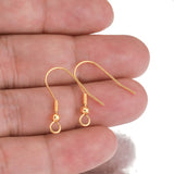 50pcs Stainless Steel Earrings Clasp Hook for Jewelry Making Supplies