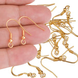 50pcs Stainless Steel Earrings Clasp Hook for Jewelry Making Supplies