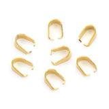 50pcs Stainless Steel Pendant Bails Charm Clasp DIY Plated Bail Jewelry