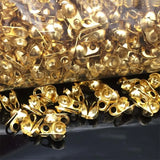 50pcs Stainless Steel Bead Tip Calottes Crimps 2-3mm Ball Chain Clasp