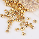 50pcs Stainless Steel Crimp End Beads Stopper Spacer DIY Jewelry Making Findings