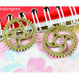 50pcs Steampunk Gear Pendant Charms Jewelry Making Antique Bronze