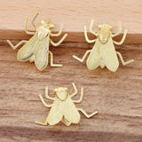 50pcs Copper Fly Insect Ladybugs Stamping Ornament Jewelry Findings