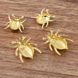 50pcs Copper Fly Insect Ladybugs Stamping Ornament Jewelry Findings