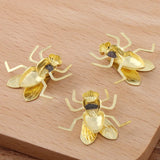 50pcs Copper Fly Insect Ladybugs Stamping Ornament Jewelry Findings