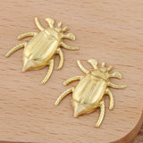 50pcs Copper Fly Insect Ladybugs Stamping Ornament Jewelry Findings