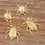50pcs Copper Fly Insect Ladybugs Stamping Ornament Jewelry Findings