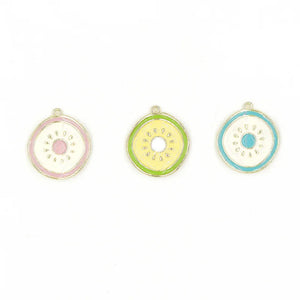 50pcs Colorful Sweet Fruit Charms for DIY Earrings Bracelet - Geometric Pendants