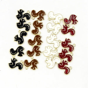 50pcs Summer Wind Sweet Nut Charm for DIY Earrings Bracelet Geometric Pendant