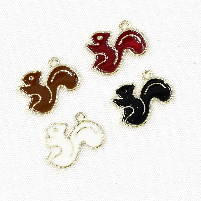 50pcs Summer Wind Sweet Nut Charm for DIY Earrings Bracelet Geometric Pendant