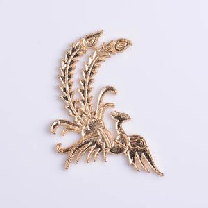 50pcs Sweet Phoenix Charm for Earrings Bracelet DIY Accessories