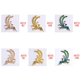 50pcs Sweet Phoenix Charm for Earrings Bracelet DIY Accessories