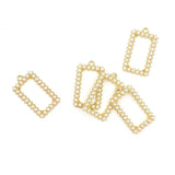 50pcs Colorful DIY Geometric Pendant for Earrings Bracelet