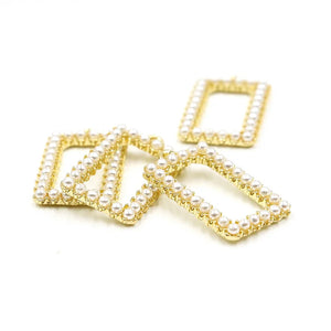 50pcs Colorful DIY Geometric Pendant for Earrings Bracelet