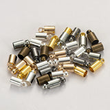 50pcs Tassel Leather Cord End Crimp Caps Beads for Jewelry Making