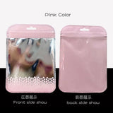 50pcs Pink Self Sealing OPP Bags for Jewelry Retail Display