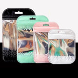 50pcs Pink Self Sealing OPP Bags for Jewelry Retail Display