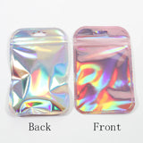 50pcs Laser Iridescent Ziplock Bags for DIY Jewelry Making