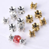 50pcs Tibetan Silver 7x5mm Spacer Beads for Jewelry Making DIY Crafts