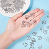 50pcs Tibetan Style Charms Puppy Dog Paw Prints Beads for DIY Bracelet