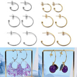 50pcs Stainless Steel French Earring Hooks DIY Jewelry Making Accessories